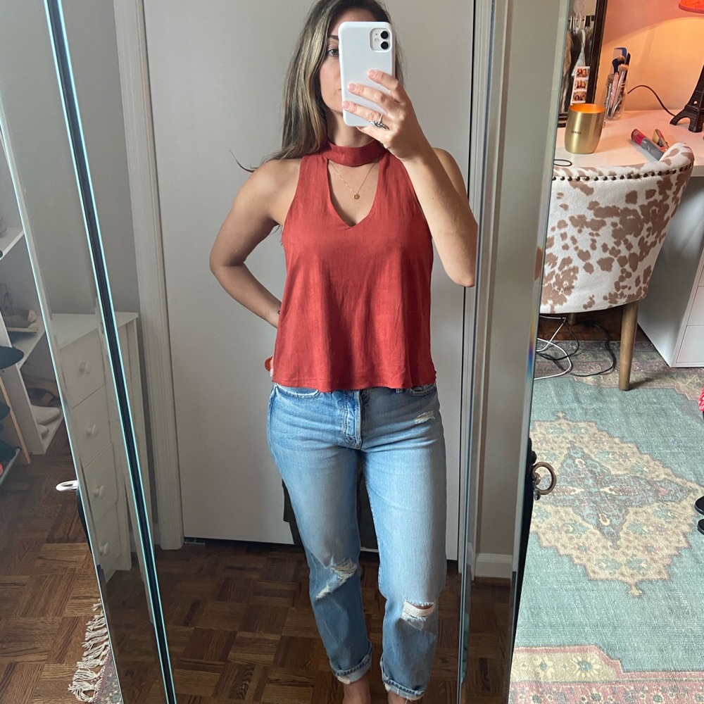 Suede tank
